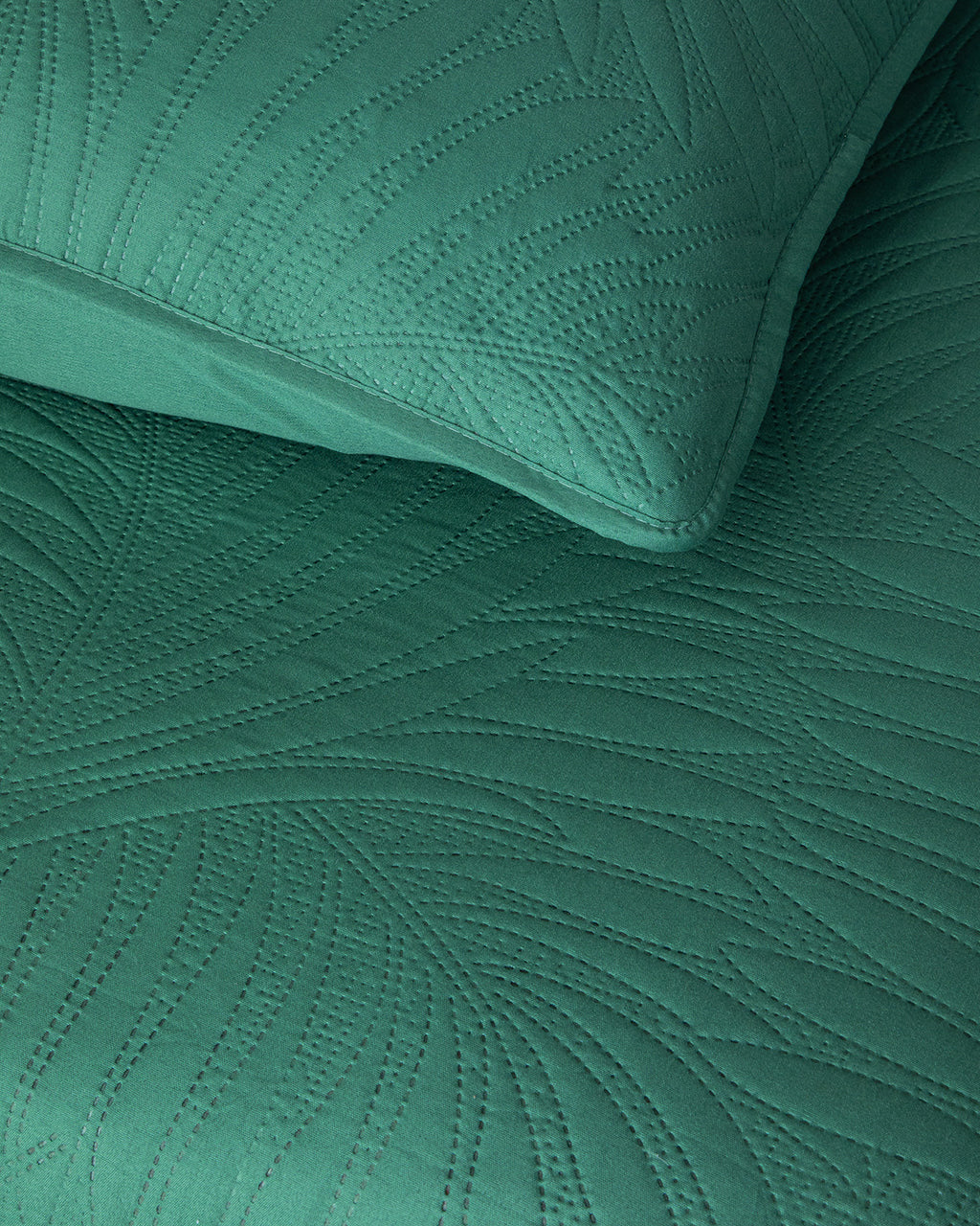 Tropic Multipurpose Bed Spread Set Green (view 7)
