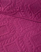 Gypsy Multipurpose Bed Spread Set Dark Pink - Double 200x220 cm (view 2)