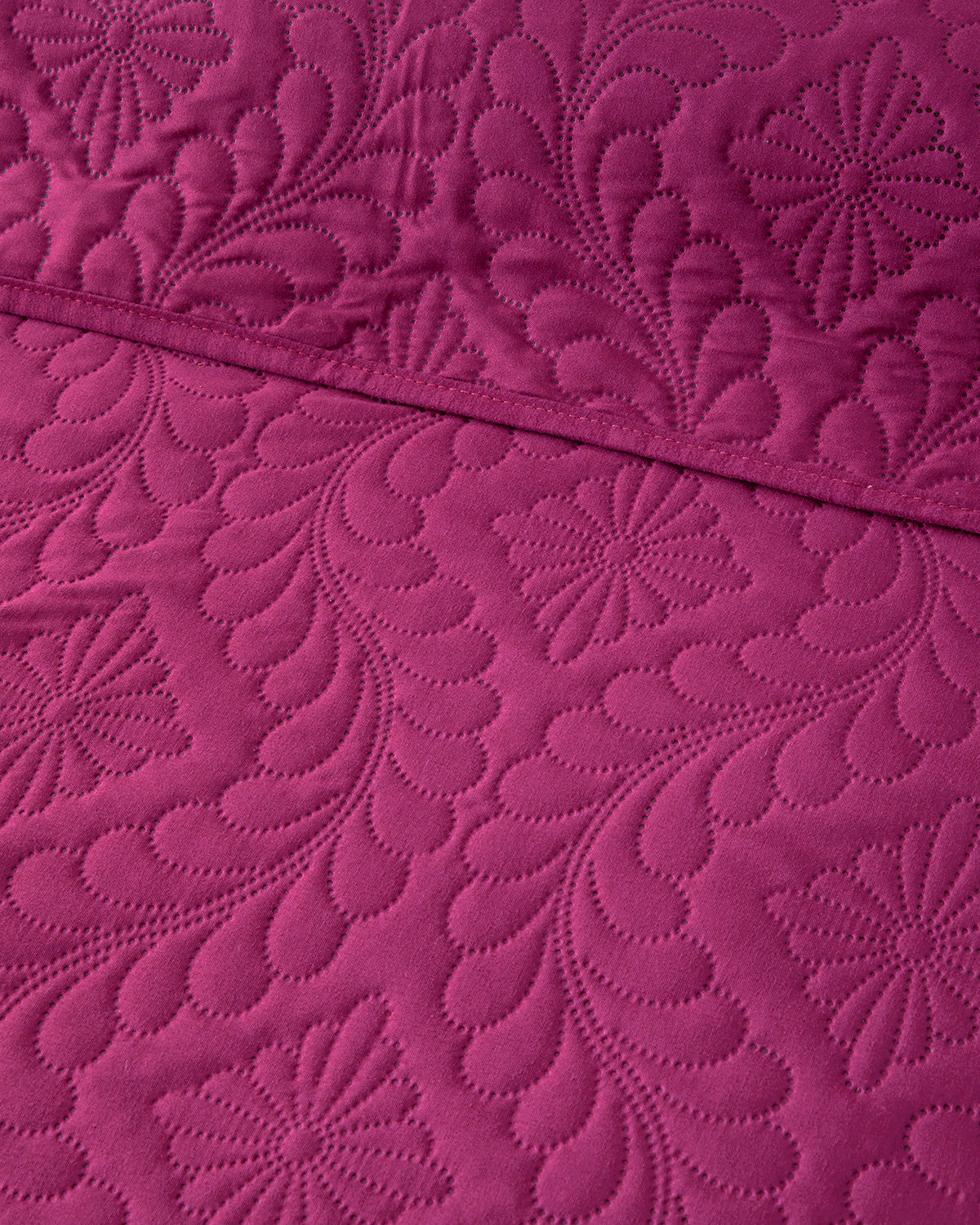 Gypsy Multipurpose Bed Spread Set Dark Pink - Double 200x220 cm (view 2)