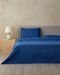 Modish Multipurpose King Size Bed Spread Set 240x220 cm Navy Blue