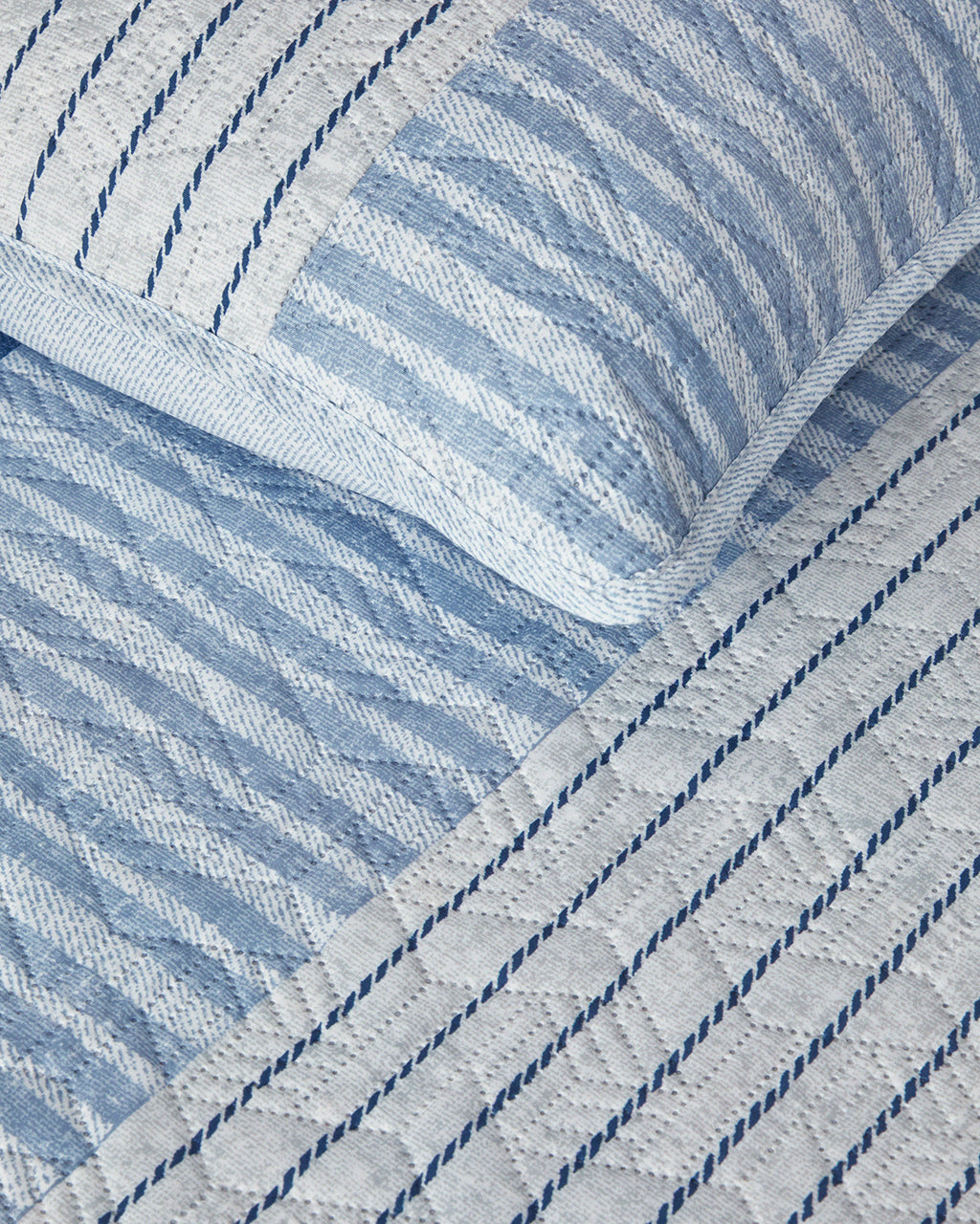 Multipurpose Bed Spread Set Blue (view 4)