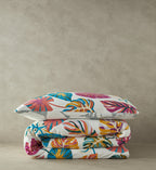 Cotton Duvet Cover Set Fuchsia (view 6)