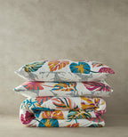 Cotton Duvet Cover Set Fuchsia (view 18)