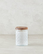 Maura Glass with Cover Jar 800 ml Transparent