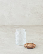 Maura Glass with Cover Jar 800 ml Transparent (view 2)