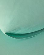 Plain Cotton Fitted Sheet Set - Peach - Single 100x200 cm (view 2)
