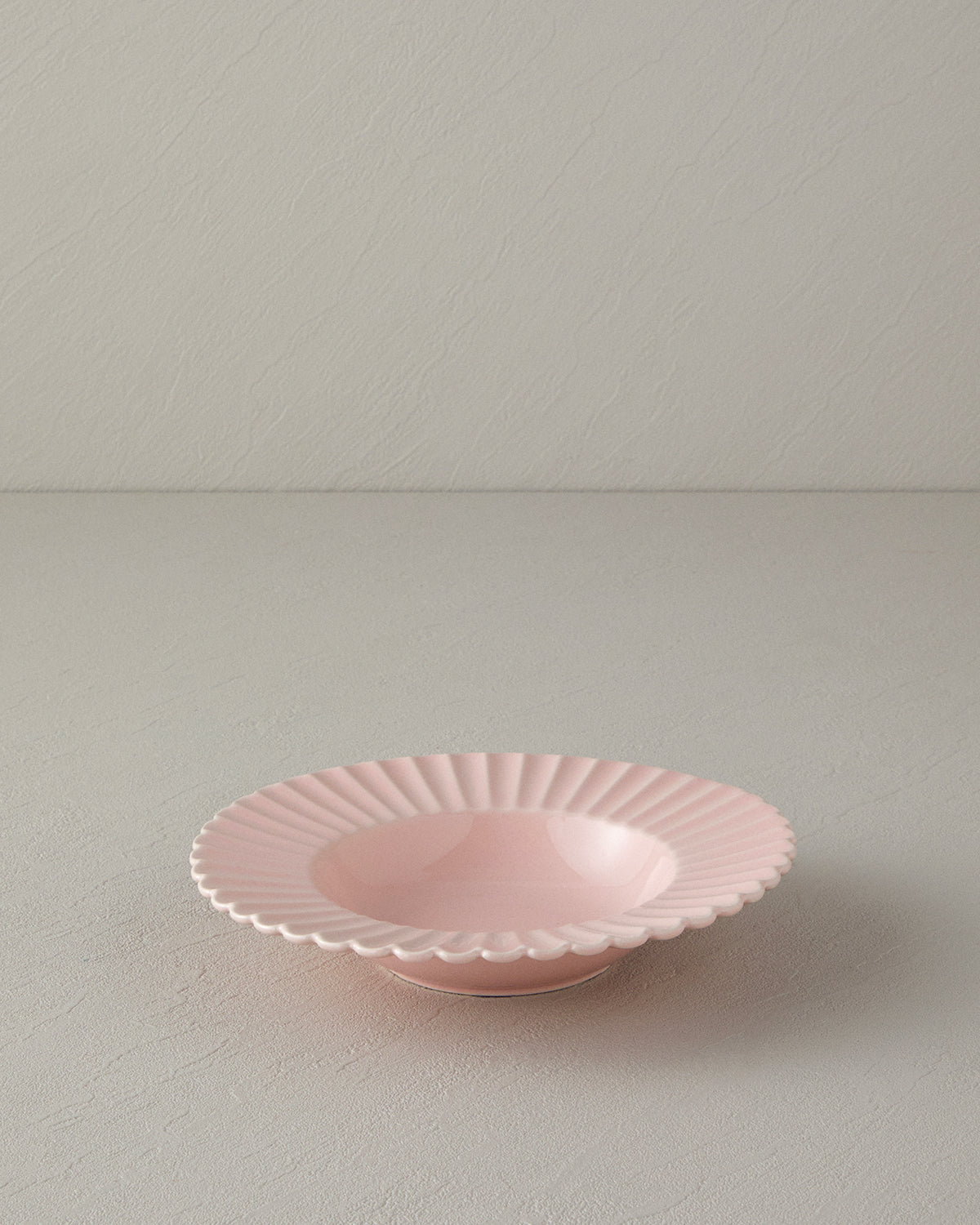 Fiore New Bone China Deep Plate 22 cm - Powder