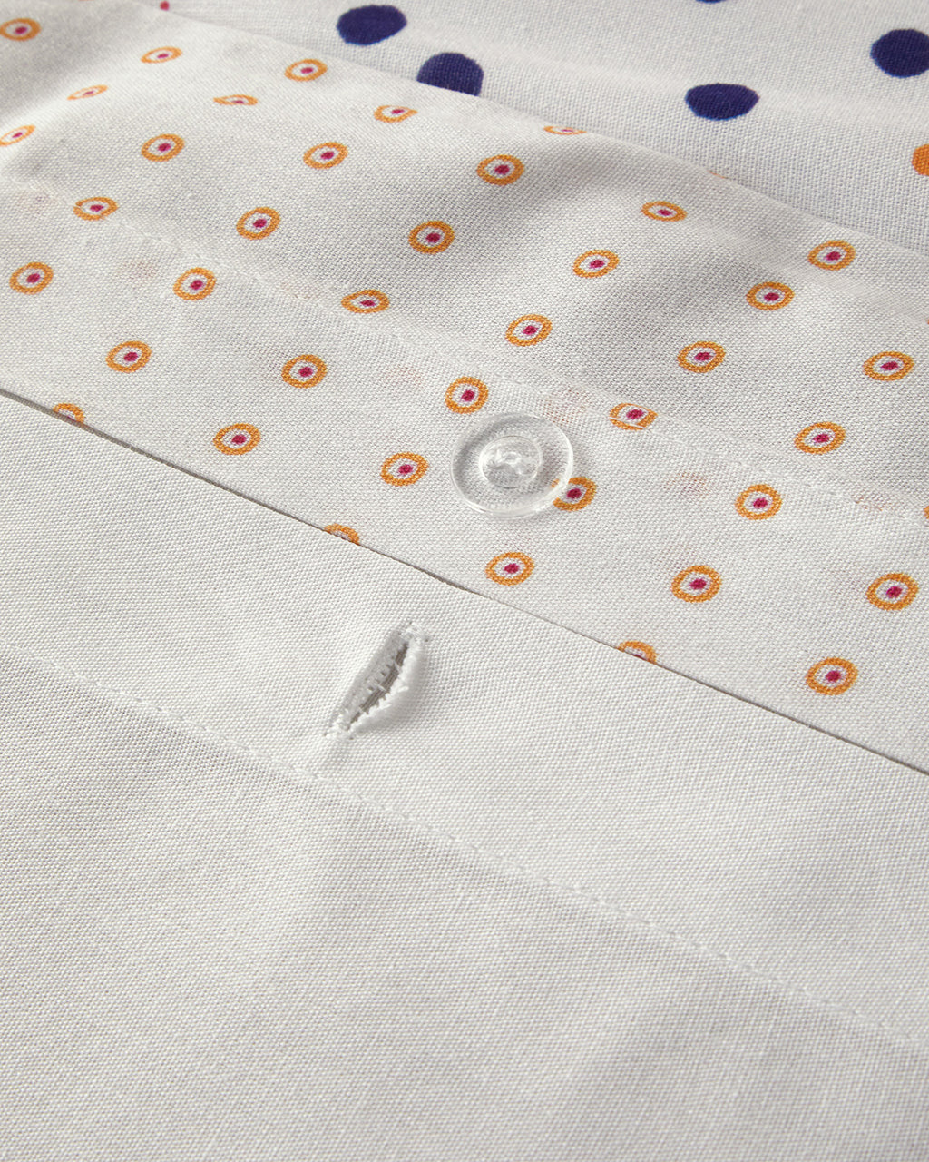 Soft Cotton with Digital Print Duvet Cover Set Orange - Beige (view 4)