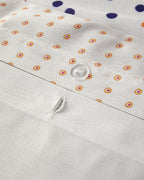 Soft Cotton with Digital Print Duvet Cover Set Orange - Beige (view 4)
