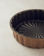 Cast Aluminum Cake Mold 25 cm Gold (view 3)