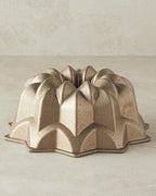 Cast Aluminum Cake Mold 25 cm Gold-Silver (view 2)