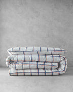 Easy Iron Duvet Cover Set Blue - Orange (view 8)