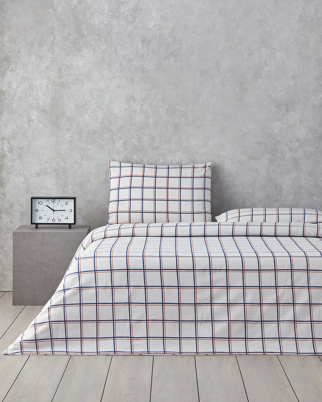 Easy Iron Duvet Cover Set Blue - Orange (view 9)