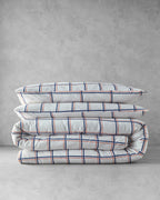 Easy Iron Duvet Cover Set Blue - Orange (view 16)