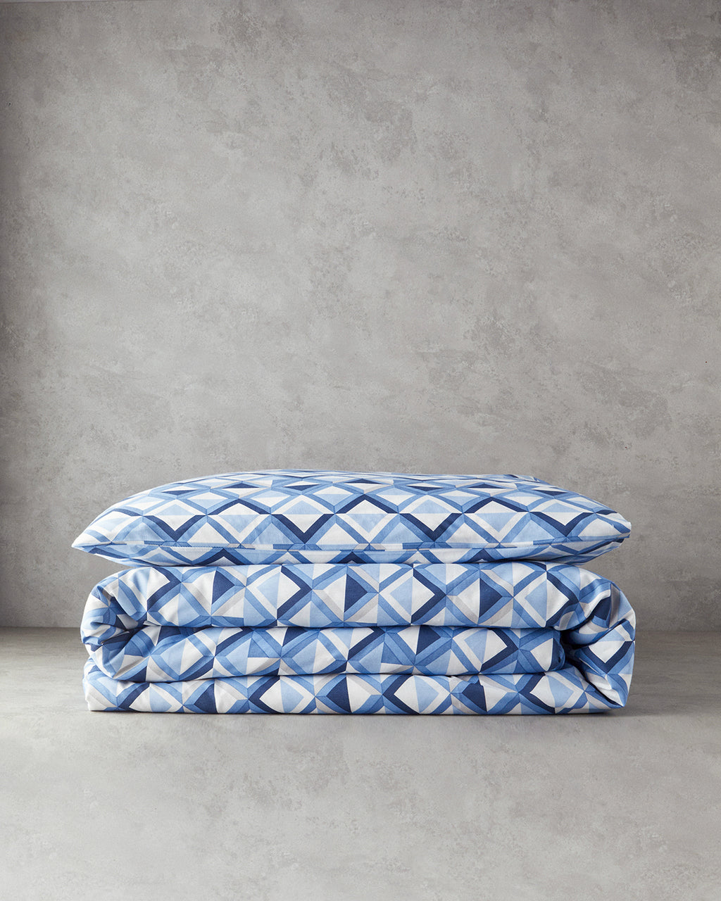 Easy Iron Duvet Cover Set Blue (view 5)