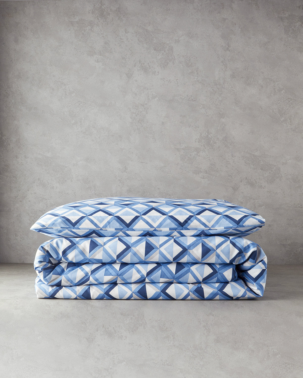 Easy Iron Duvet Cover Set Blue (view 5)