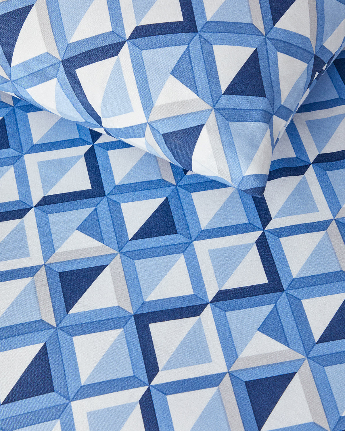 Easy Iron Duvet Cover Set Blue (view 8)
