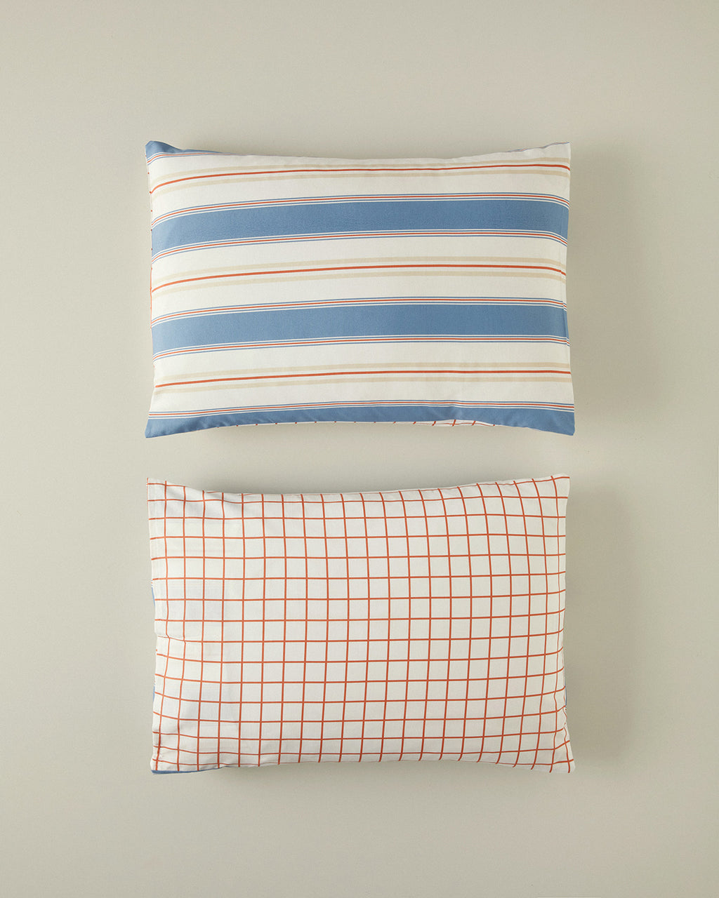 Easy Iron 2 pcs Pillow Case 50x70 cm Blue (view 2)