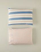 Easy Iron 2 pcs Pillow Case 50x70 cm Blue (view 2)