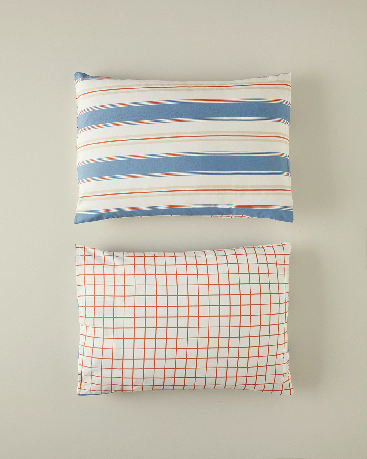 Easy Iron 2 pcs Pillow Case 50x70 cm Blue (view 2)