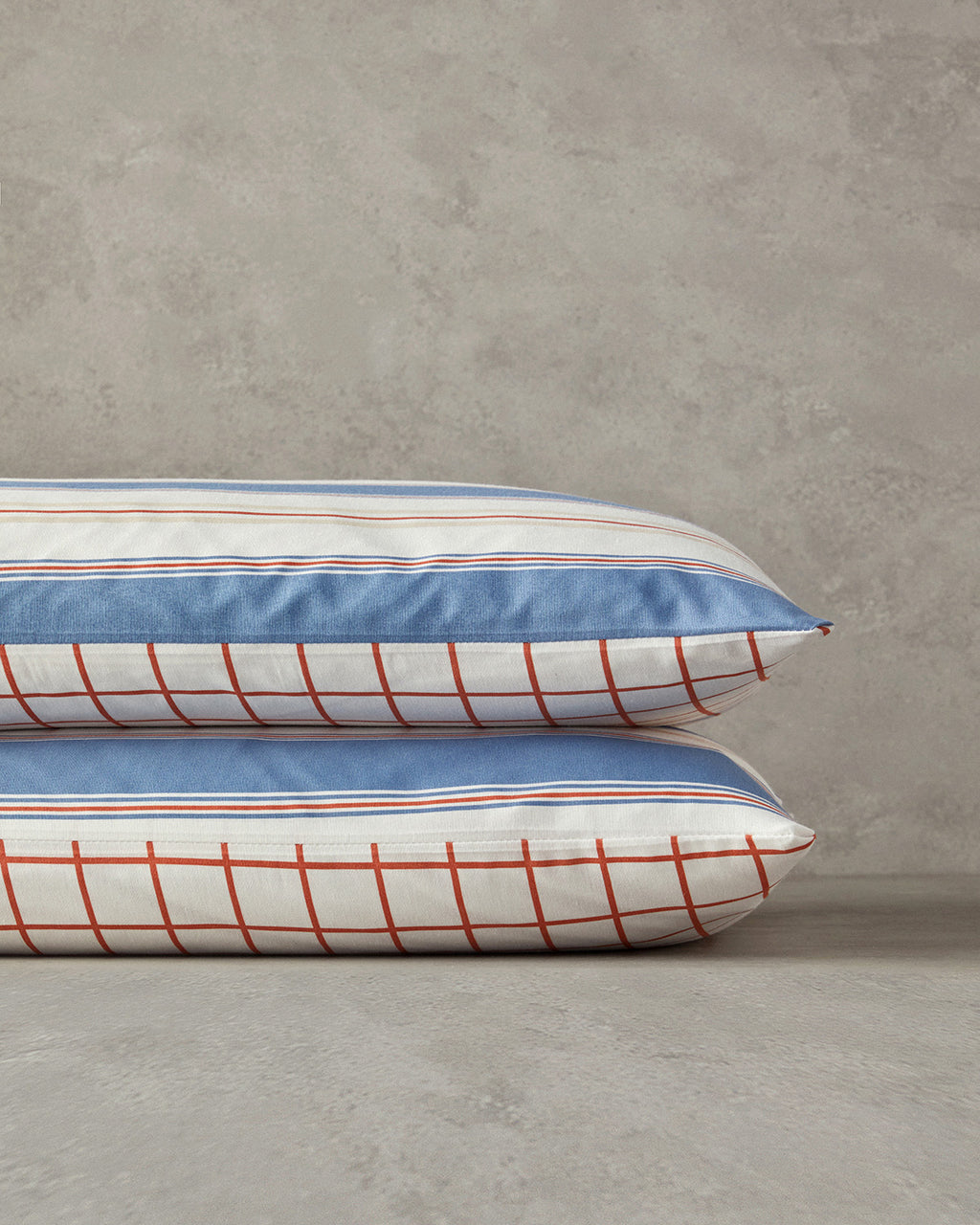 Easy Iron 2 pcs Pillow Case 50x70 cm Blue (view 4)