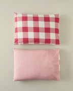 Gingham Easy Iron 2 pcs Pillow Case 50x70 cm Pink (view 2)