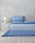 Easy Iron Double Size Duvet Cover Set 200x220 cm Blue