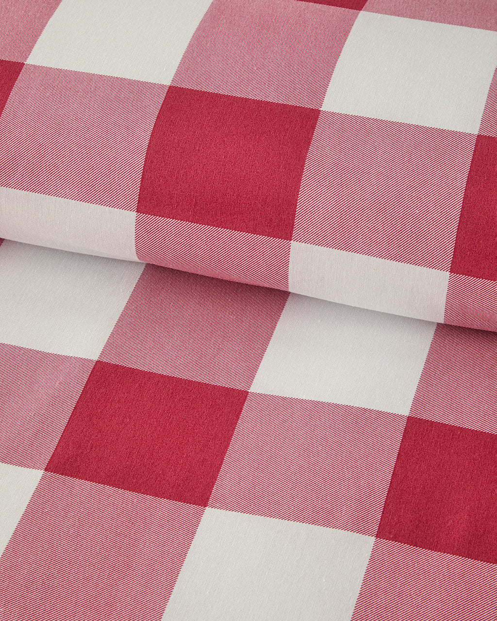 Gingham Easy Iron Single Size Duvet Cover Set 160x220 cm Pink (view 3)