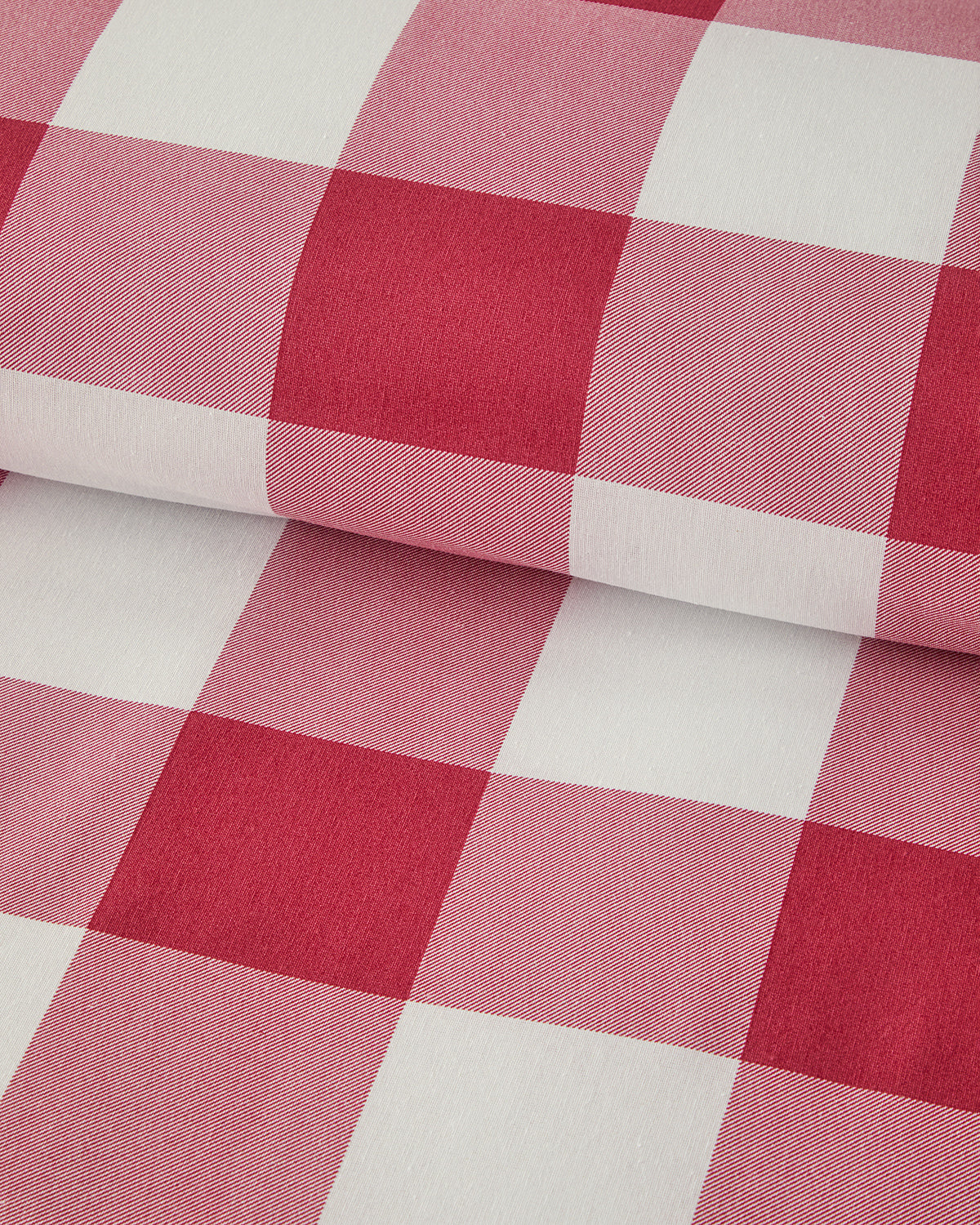 Gingham Easy Iron Single Size Duvet Cover Set 160x220 cm Pink (view 3)