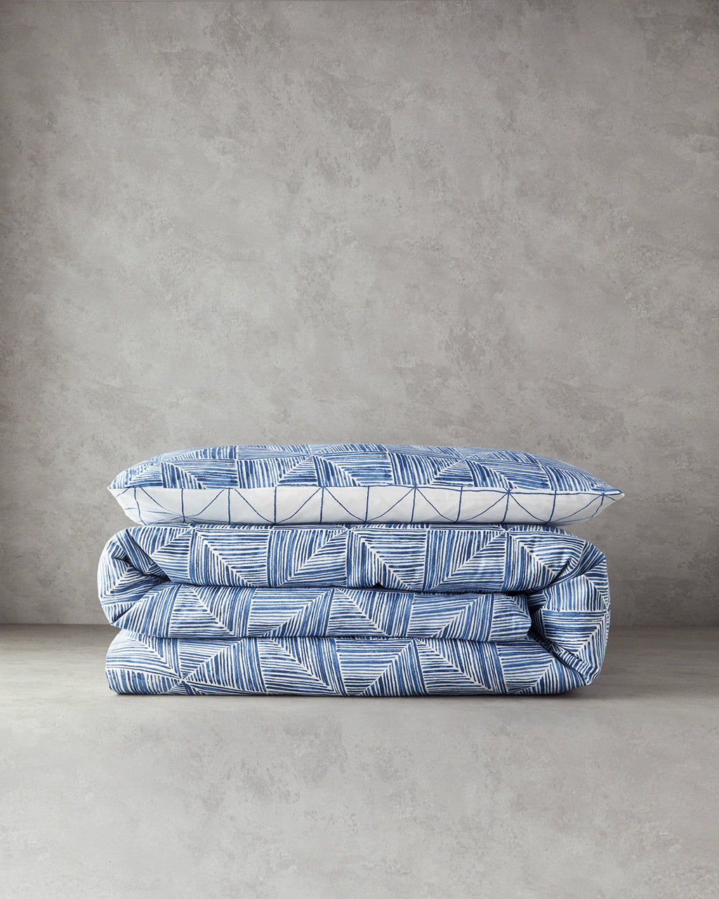 Easy Iron Duvet Cover Set Blue (view 6)