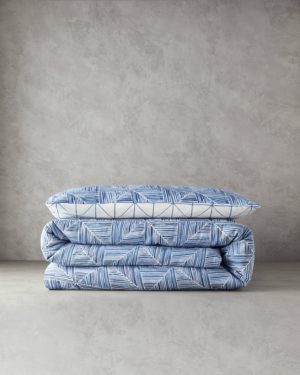 Easy Iron Duvet Cover Set Blue (view 6)