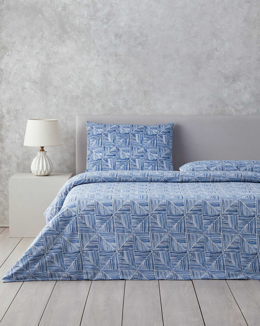 Easy Iron Duvet Cover Set Blue (view 7)