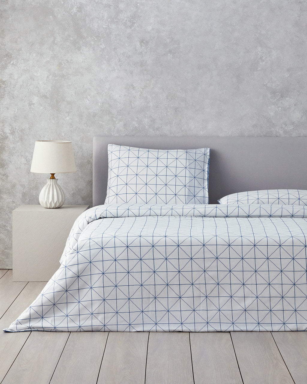 Easy Iron Duvet Cover Set Blue (view 8)