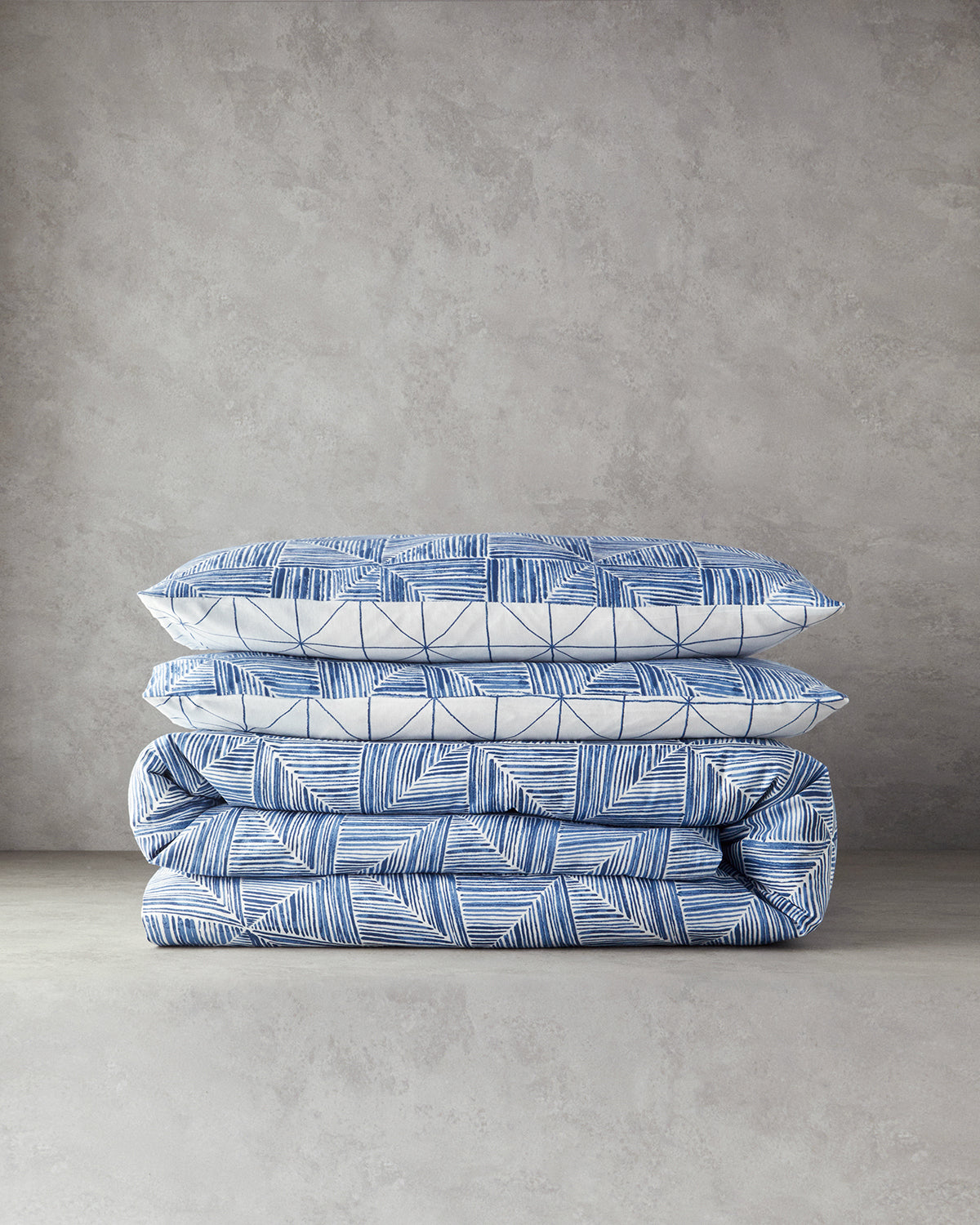 Easy Iron Duvet Cover Set Blue (view 12)
