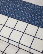Easy Iron Double Size Duvet Cover Set 200x220 cm Navy Blue (view 2)