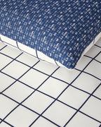 Easy Iron Double Size Duvet Cover Set 200x220 cm Navy Blue (view 3)