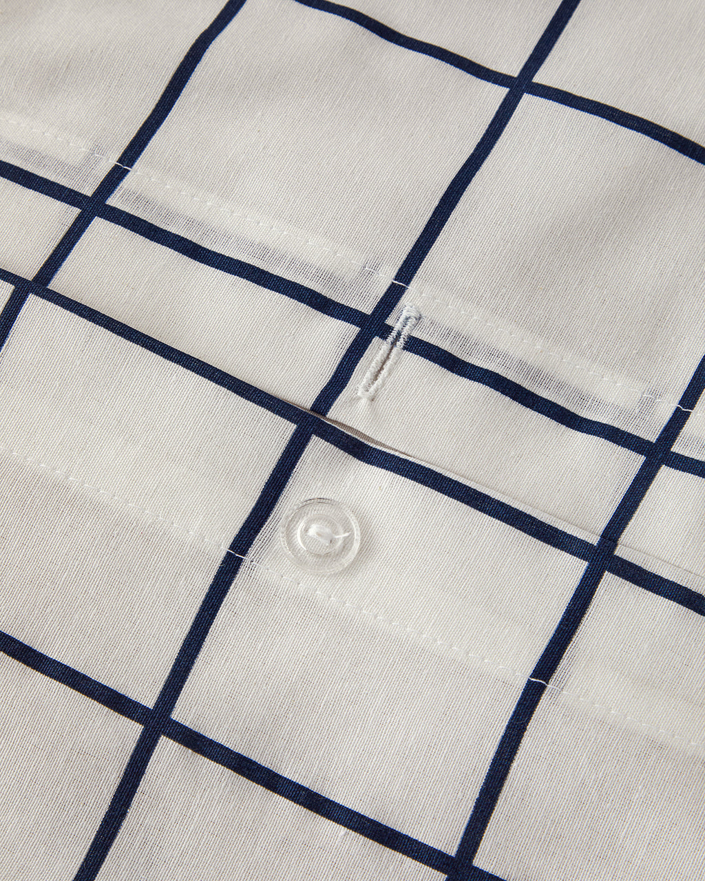 Easy Iron Double Size Duvet Cover Set 200x220 cm Navy Blue (view 4)