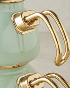 Perro Enamel Mini Tea Pot Light Mint - 1.1 Liter + 2.3 Liter (view 2)