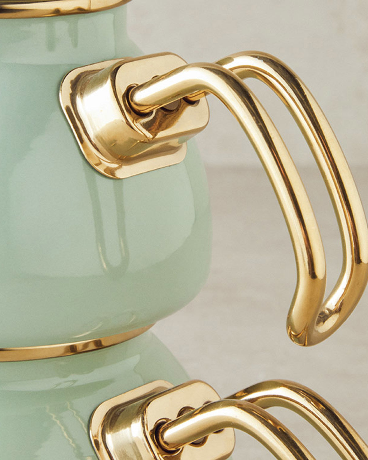 Perro Enamel Mini Tea Pot Light Mint - 1.1 Liter + 2.3 Liter (view 2)