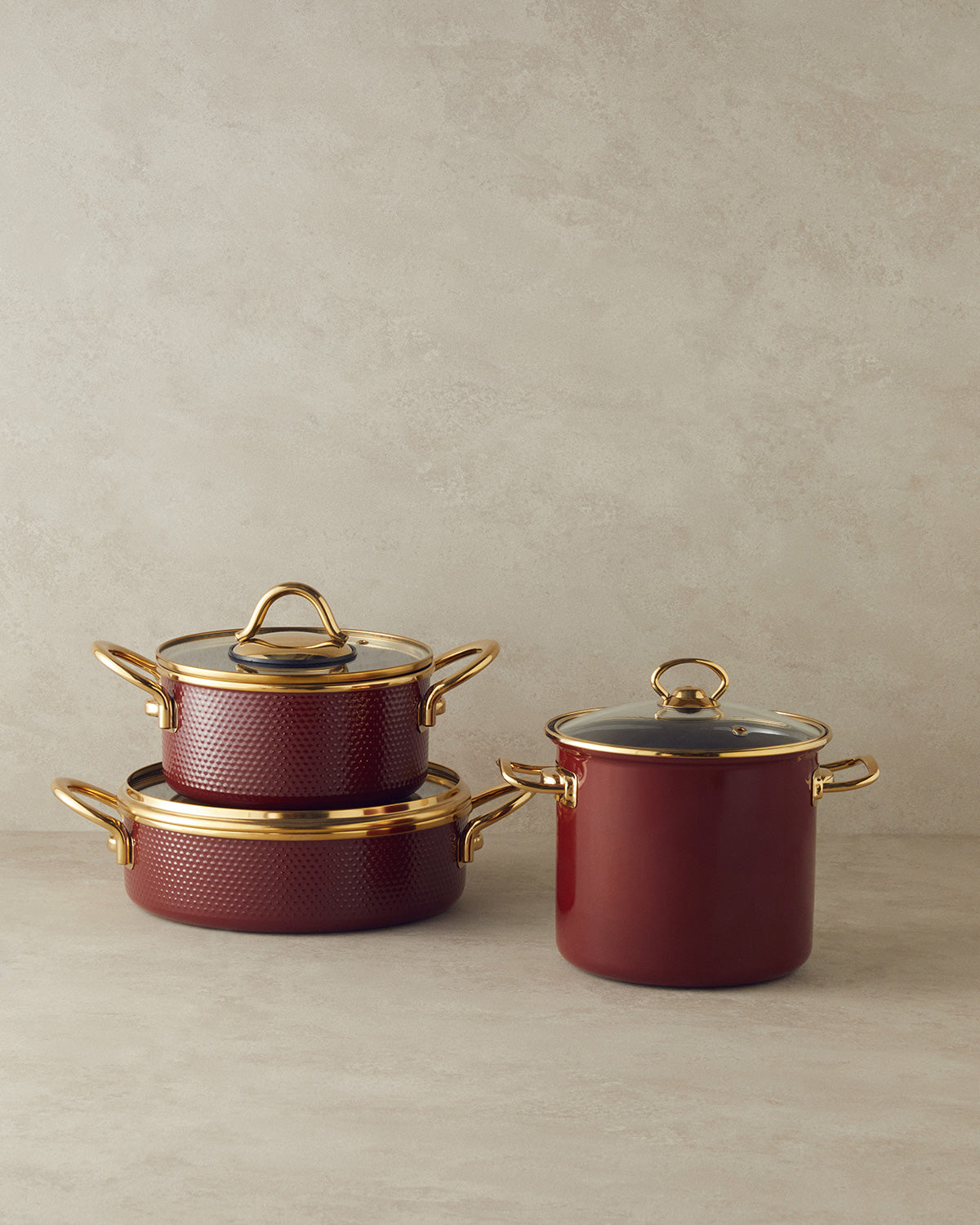 Copenhagen Enamel Yogurt Fermentation Pot 4 L Maroon (view 5)