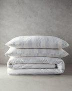 Yarn Dyed Duvet Cover Set Dark Celadon (view 12)
