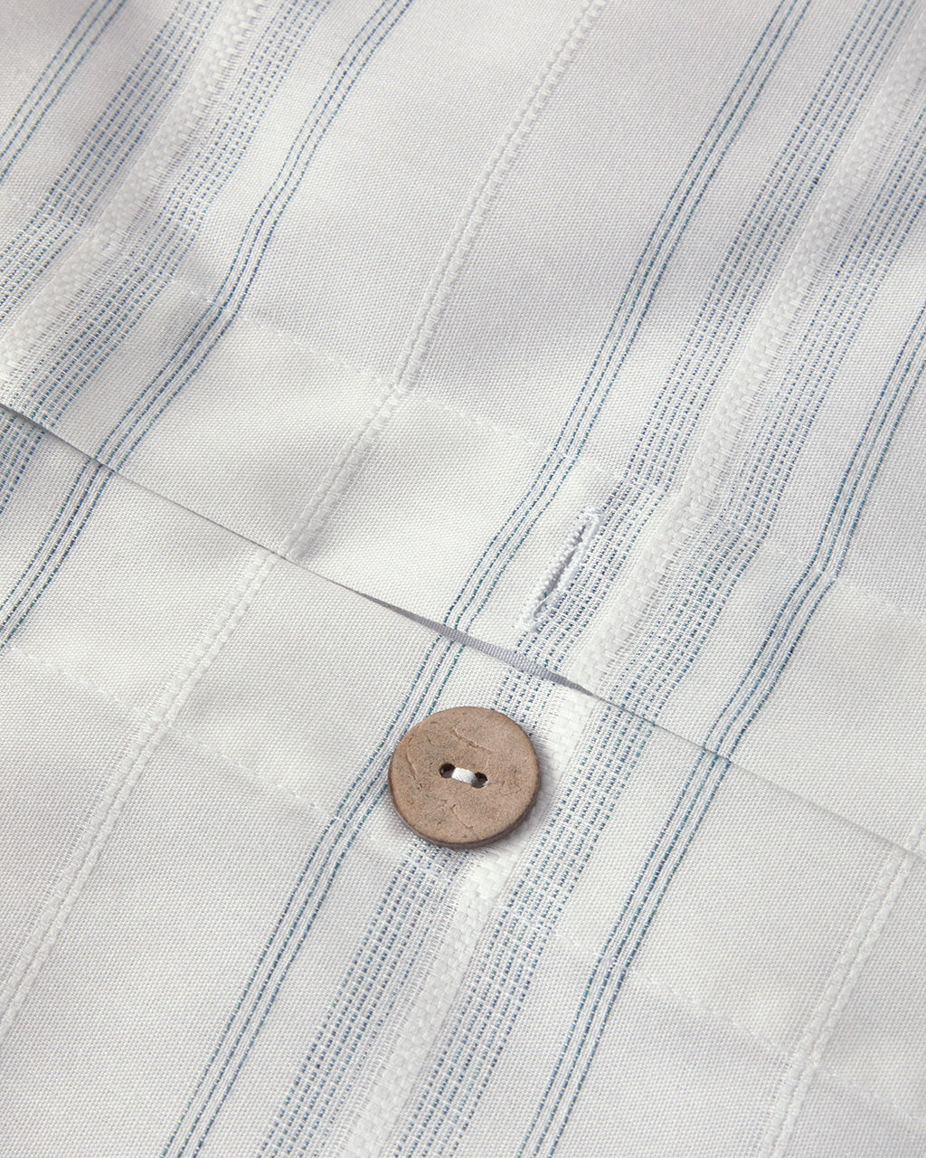 Yarn Dyed Duvet Cover Set Dark Celadon (view 17)