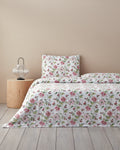 Cotton Duvet Cover Set Green - Double 200x220 cm