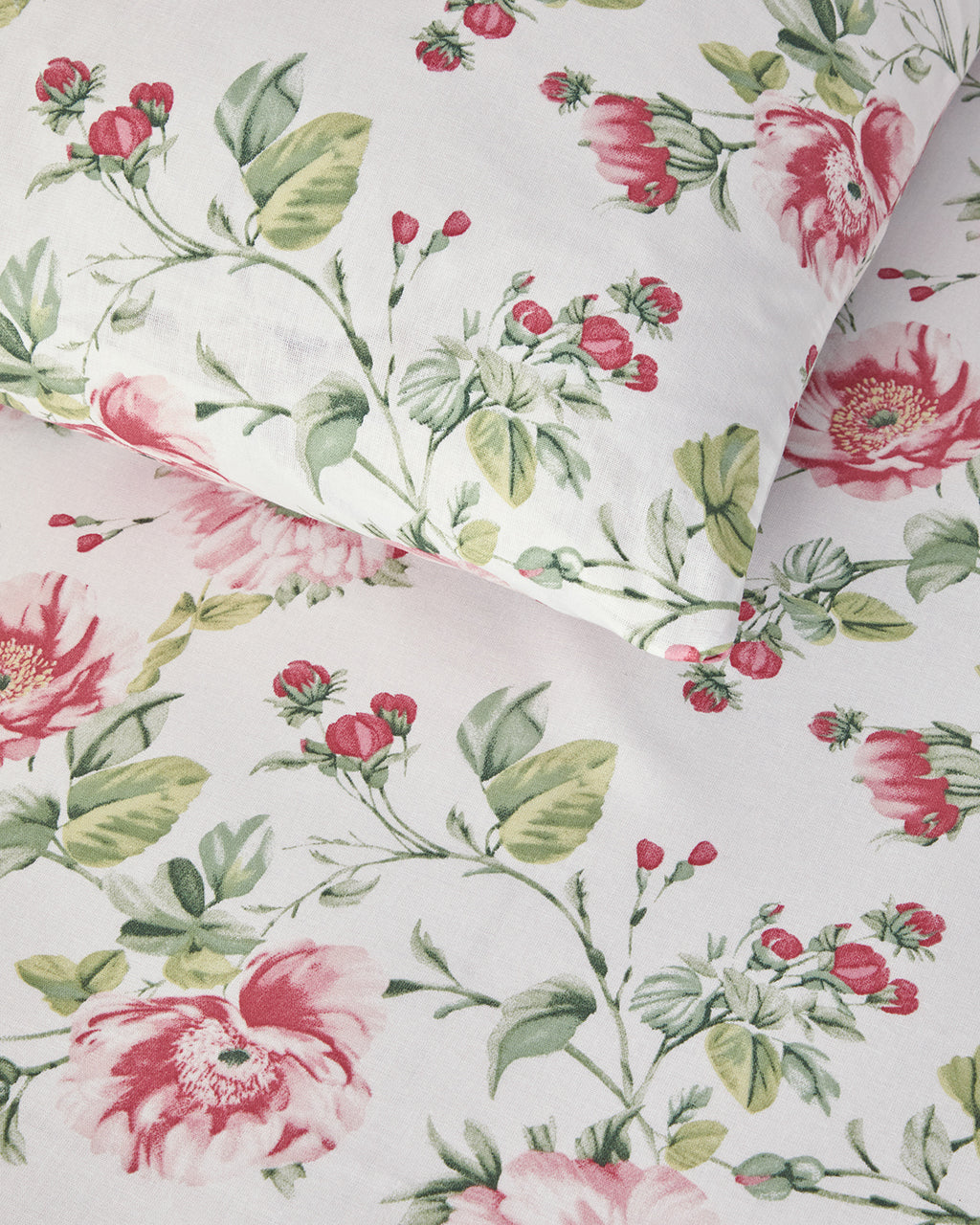 Cotton Duvet Cover Set Green (view 4)