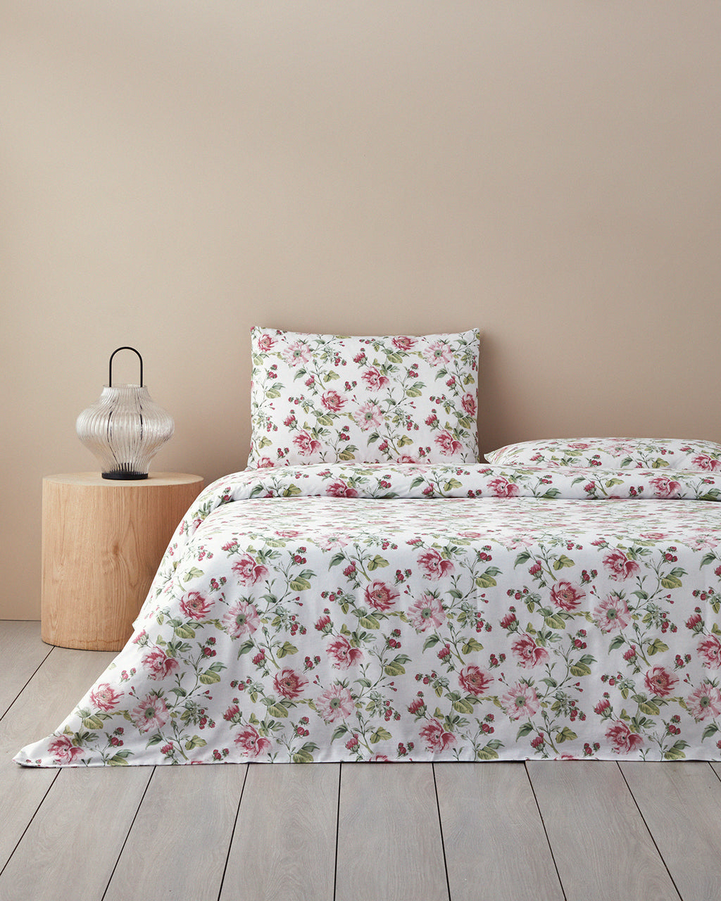 Cotton Duvet Cover Set Green (view 8)