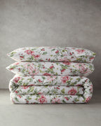 Cotton Duvet Cover Set Green (view 14)