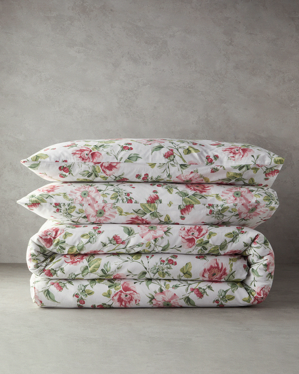 Cotton Duvet Cover Set Green (view 14)
