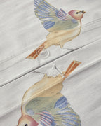 Bird Talk Cotton Duvet Cover Set Green (view 12)