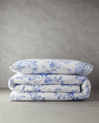 Cotton Duvet Cover Set - Blue, Orange & Pink - Pink - Single 160x220 cm (view 7)