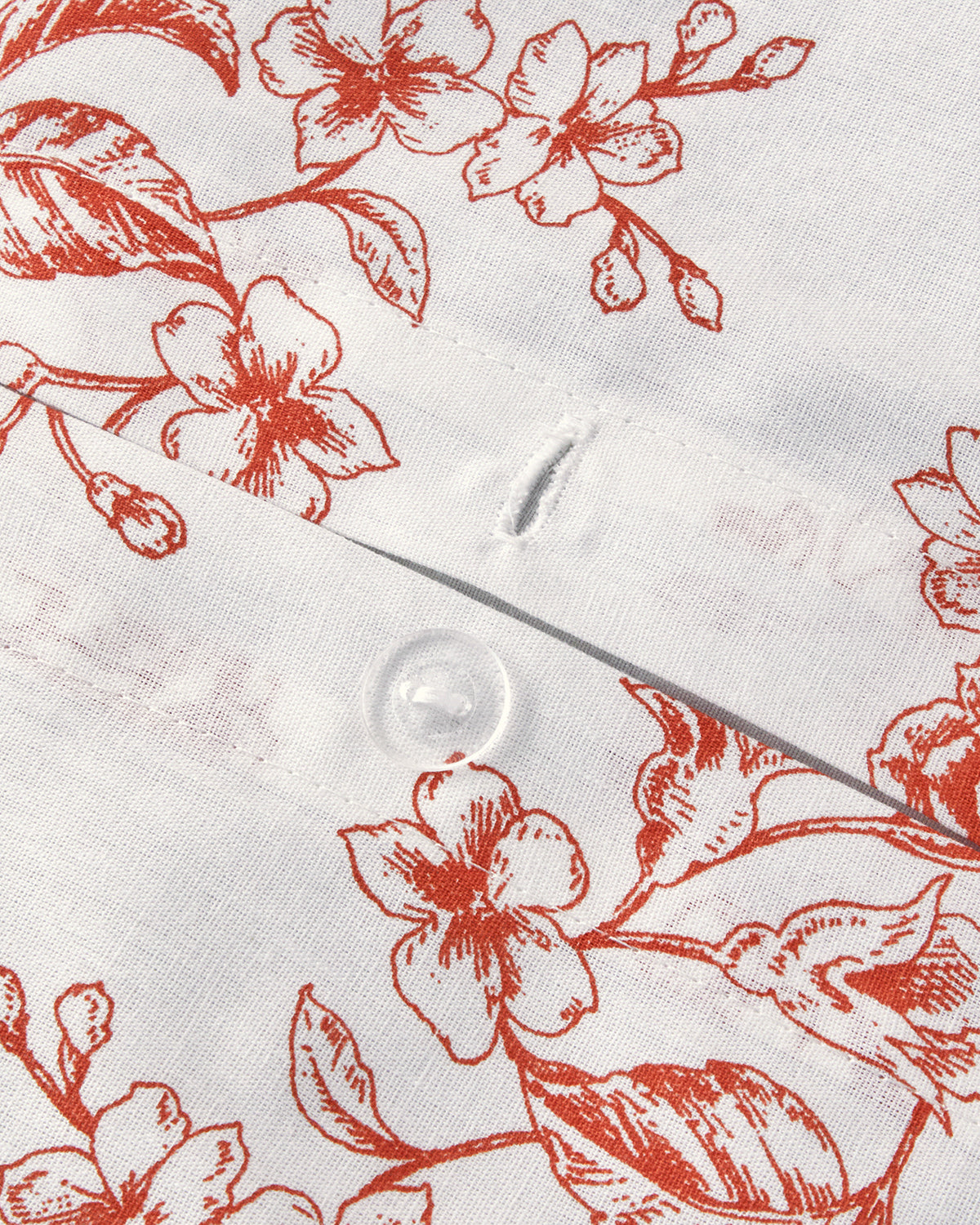 Cotton Duvet Cover Set - Blue, Orange & Pink (view 33)